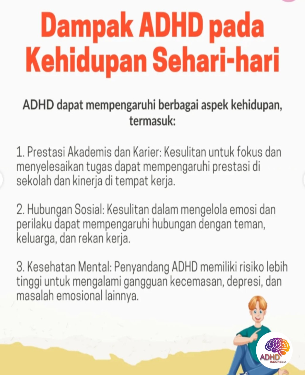 ADHD dan Hubungan Sosial Anak di Lingkungan Sekolah di Kabupaten Mojokerto