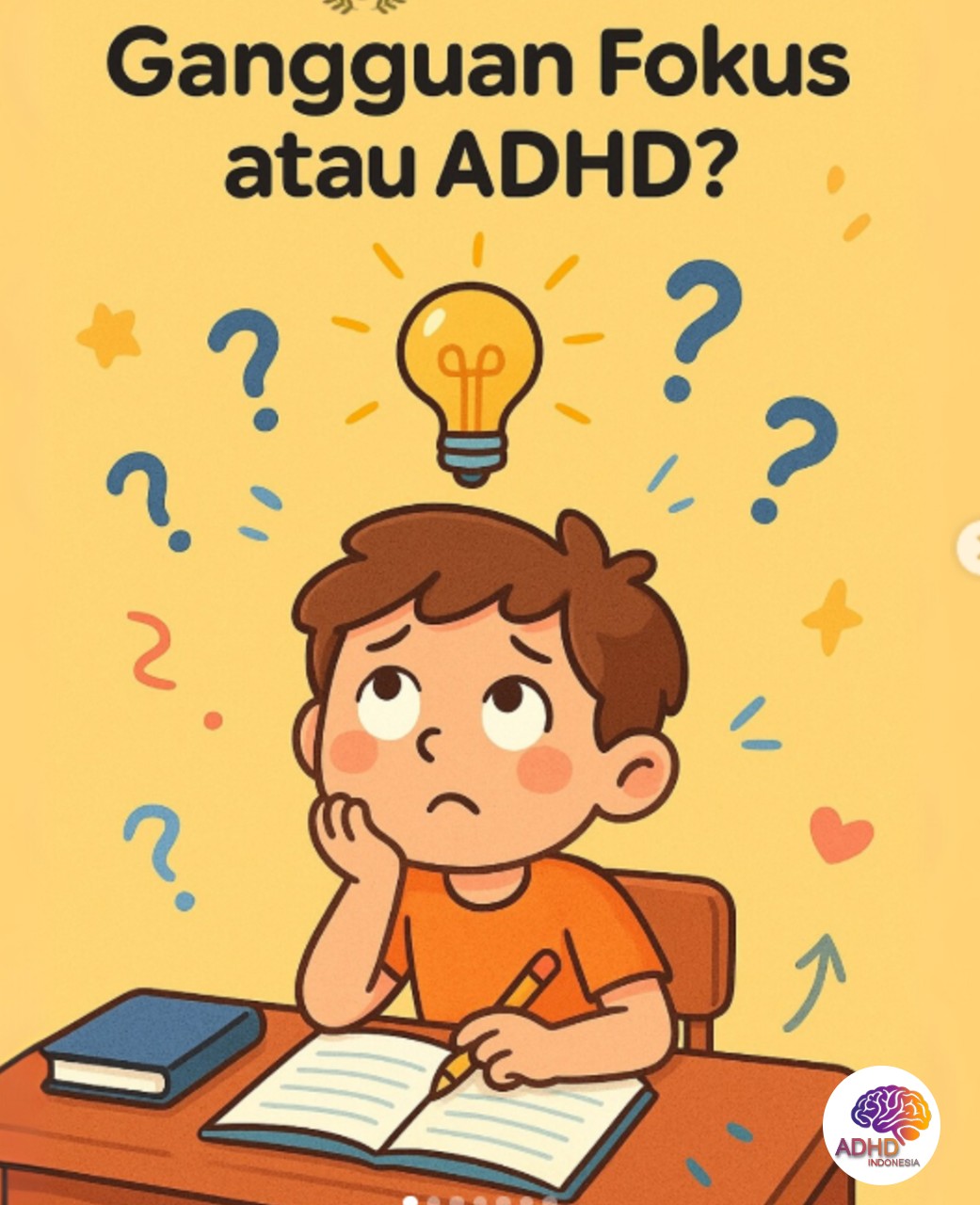 ADHD dan Kesulitan Fokus Anak: Edukasi untuk Keluarga di Kabupaten Mojokerto