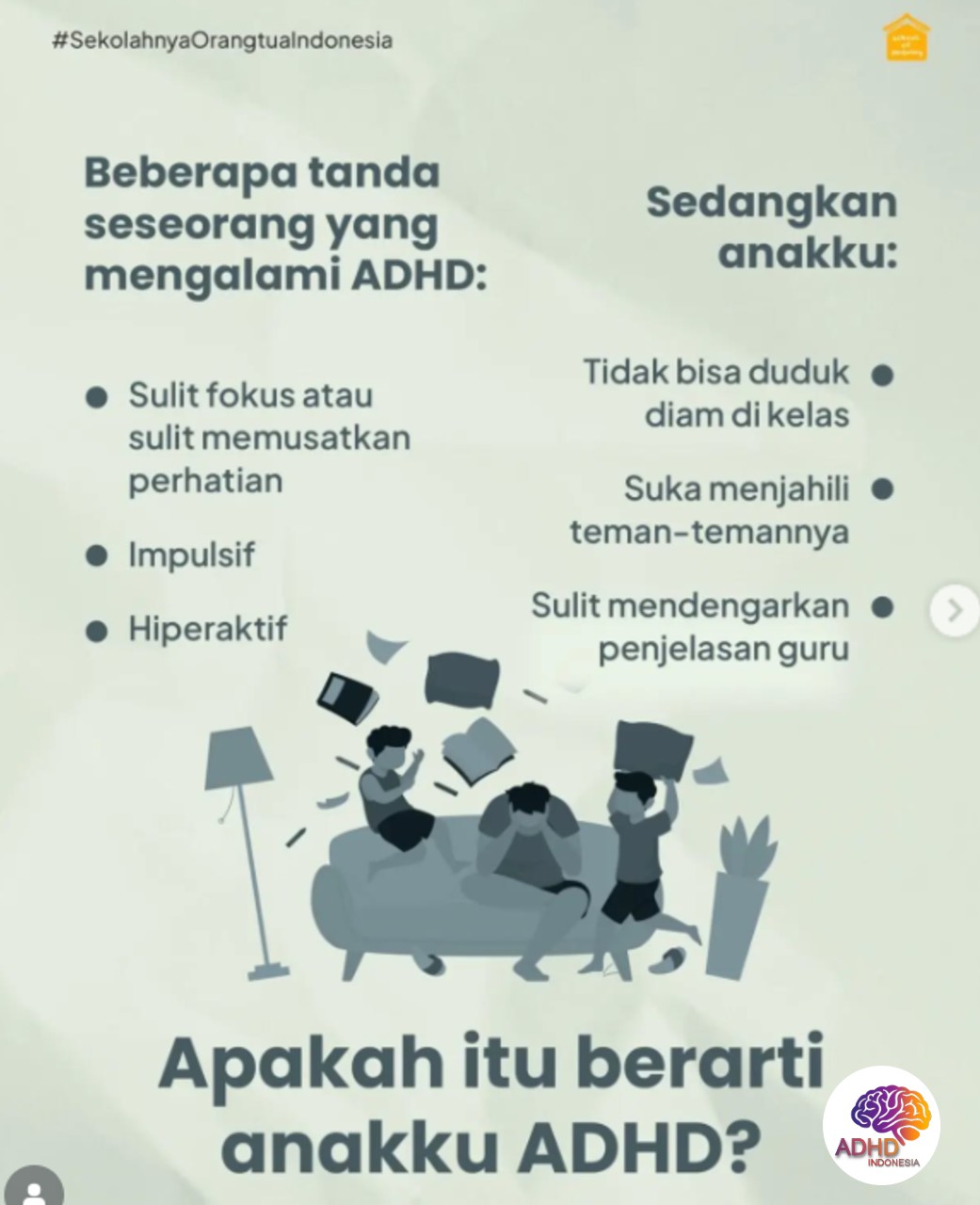 Ciri dan Gejala ADHD pada Anak Usia Dini di Kabupaten Mojokerto