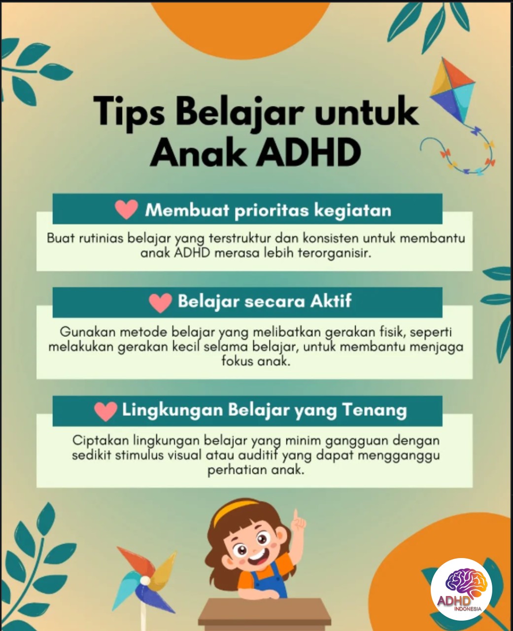 Strategi Belajar yang Cocok untuk Anak ADHD di Kabupaten Mojokerto